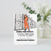 Karten für den Knast Langstrecke Knast Karten für  (Stehend Vorderseite)