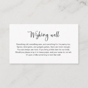 Karten für den Wunschbrunnen zur Brautparty