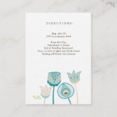 Karten für die Anfahrt zum Empfang Hochzeitskarten (Rückseite)