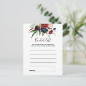 Karten für die Blumenzwiebelliste der modernen Bur (Stehend Vorderseite)