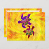 Karten für die gestrichenen Schildkröten (Vorne/Hinten)