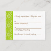 Karten für die Hochzeit | F1 (Rückseite)