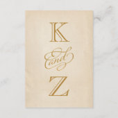 Karten für die Hochzeitdetails | Leuchtgarten (Rückseite)