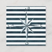 Karten für die Unterkunft von Nautical Navy & Whit (Rückseite)