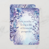 Karten für die Vermögenssicherung 3.5 "x5" (Vorne/Hinten)