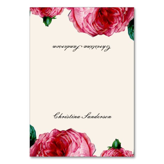 Karten für die Vintage Rose (Vorderseite)