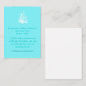 Karten für Hochzeiten am Strand (Vorne/Hinten)