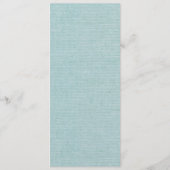 Karten für Hochzeiten in Burlap und Lace (Rückseite)