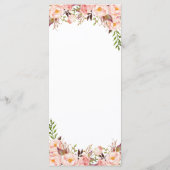 Karten für Hochzeiten von "Peony Blush" in Rosa un (Rückseite)