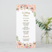 Karten für Hochzeiten von "Peony Blush" in Rosa un (Stehend Vorderseite)