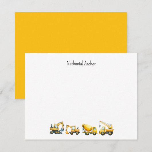 Karten für individuelle Baulastwagen (Vorne/Hinten)
