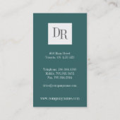 Karten für kleine Unternehmen (Rückseite)