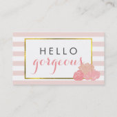 Karten für Künstler | Hallo Großartig doppelseitig (Rückseite)