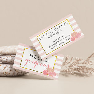 Karten für Künstler   Hallo Großartig doppelseitig