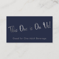 Karten für Lässige Getränke von Silver & Navy einf