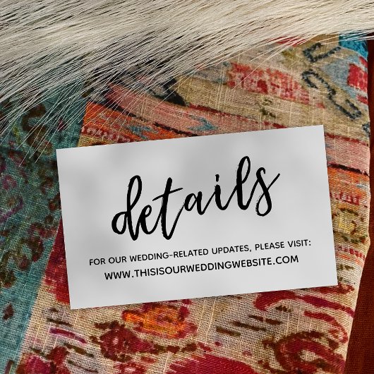 Karten für lässige handschriftliche Hochzeiten