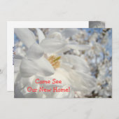 Karten für offene Hauseinladungen (Vorne/Hinten)