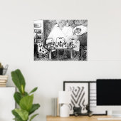 Karten für Personen Poster (Heimbüro)