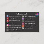 Karten für Social Media Business Cards 5 Pack mit (Rückseite)