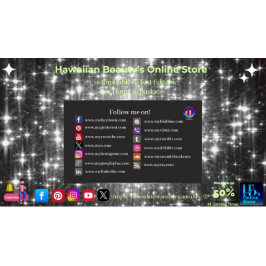 Karten für Social Media Business Cards 5 Pack mit 