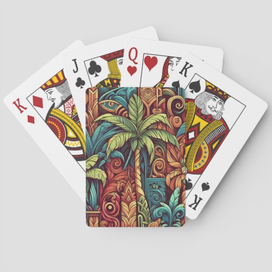 Karten für Tiki Culture Playing Cards 01 Spielkarten (Rückseite)