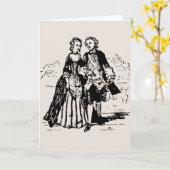 KARTEN FÜR viktorianische VINTAGE-WEDD (Gelbe Blume)