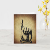 Karten für Vintage Briefmarke (Gelbe Blume)