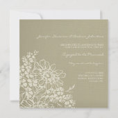 Karten für Vintage Verlobung (Rückseite)