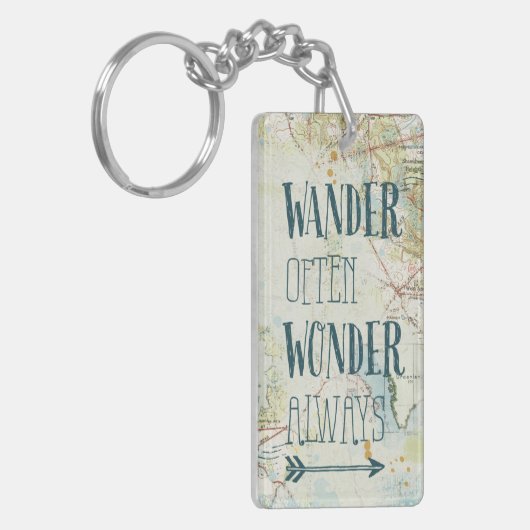 Karten-Gefühle Schlüsselanhänger (Vorderseite links)