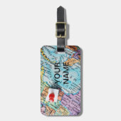 Karten-Gepäckanhänger Gepäckanhänger (Vorderseite vertikal)