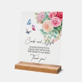 Karten & Geschenke Blüht Schmetterlinge Junggesell Acrylschild (Winkel)