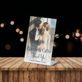 Karten & Geschenke Hochzeit Foto danke Sockelschild