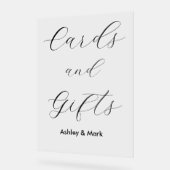 Karten Geschenke Hochzeiten Verlobung Acrylschild (Winkel)