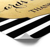 Karten Geschenke Hochzeitssachen Imitate Gold Foil Poster (Ecke)