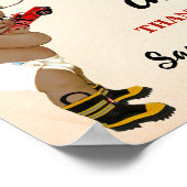 Karten & Geschenke Kleine OM Feuerwehrwagen Kinder Poster (Ecke)