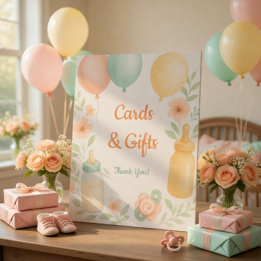 Karten & Geschenke Poster | Sanfte Wasserfarben-De