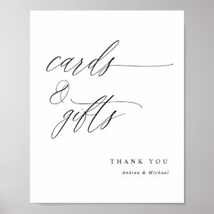 Karten & Geschenke Schild Elegante Kalligrafie Hoc