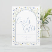 Karten & Geschenke Schild Karte (Stehend Vorderseite)