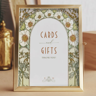 Karten & Geschenke Schild Vintage Art Nouveau von