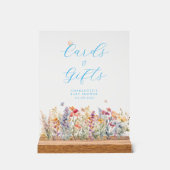 Karten & Geschenke! Wildblume Acrylschild (Vorderseite)