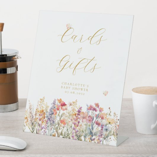 Karten & Geschenke! Wildblume Sockelschild (In Situ)