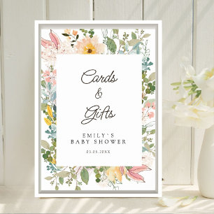 Karten & Geschenke! Wildblumengarten-Charm Poster