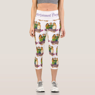 Karten-Gesichter Capri Leggings
