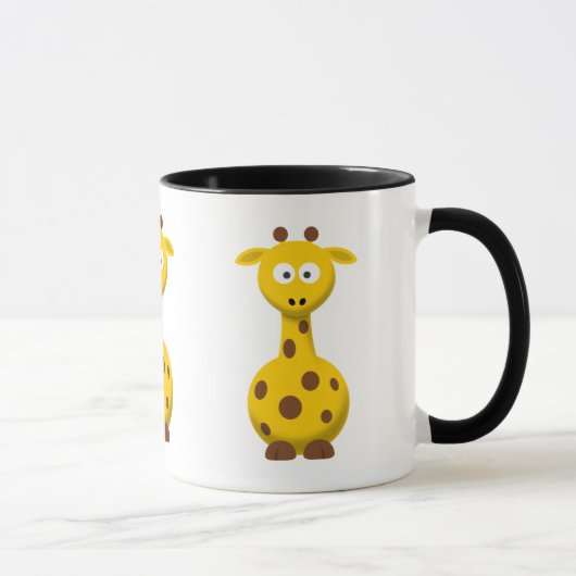 Karten-Giraffe Tasse (Rechts)
