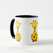 Karten-Giraffe Tasse (Vorderseite Links)