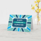 Karten - Glücklicher Tag des Vaters (Gelbe Blume)