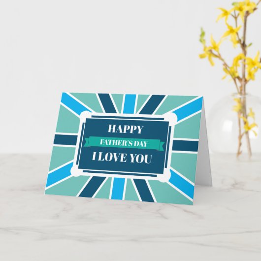 Karten - Glücklicher Tag des Vaters (Gelbe Blume)