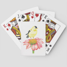 Karten-Goldfinch/Conflower spielen,