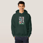 Karten-Haifisch Aces Poker-Karten-Anzüge Hoodie (Vorne ganz)
