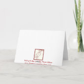 Karten-Herbstszene Karte (Rückseite)